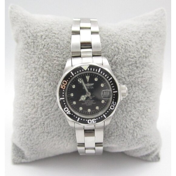 Women Invicta Professional Quartz WR Analog 24mm Watch (H847) "New Battery" - Picture 1 of 10
